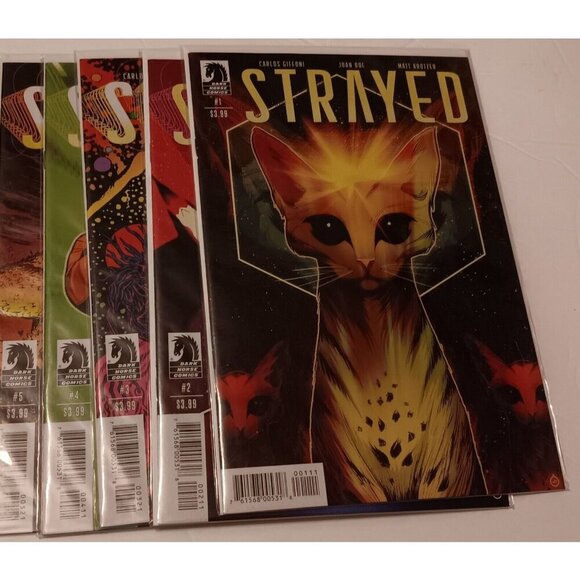 Strayed Comics Set Run 1 Thru 5 Dark Horse Comics - Picture 1 of 6